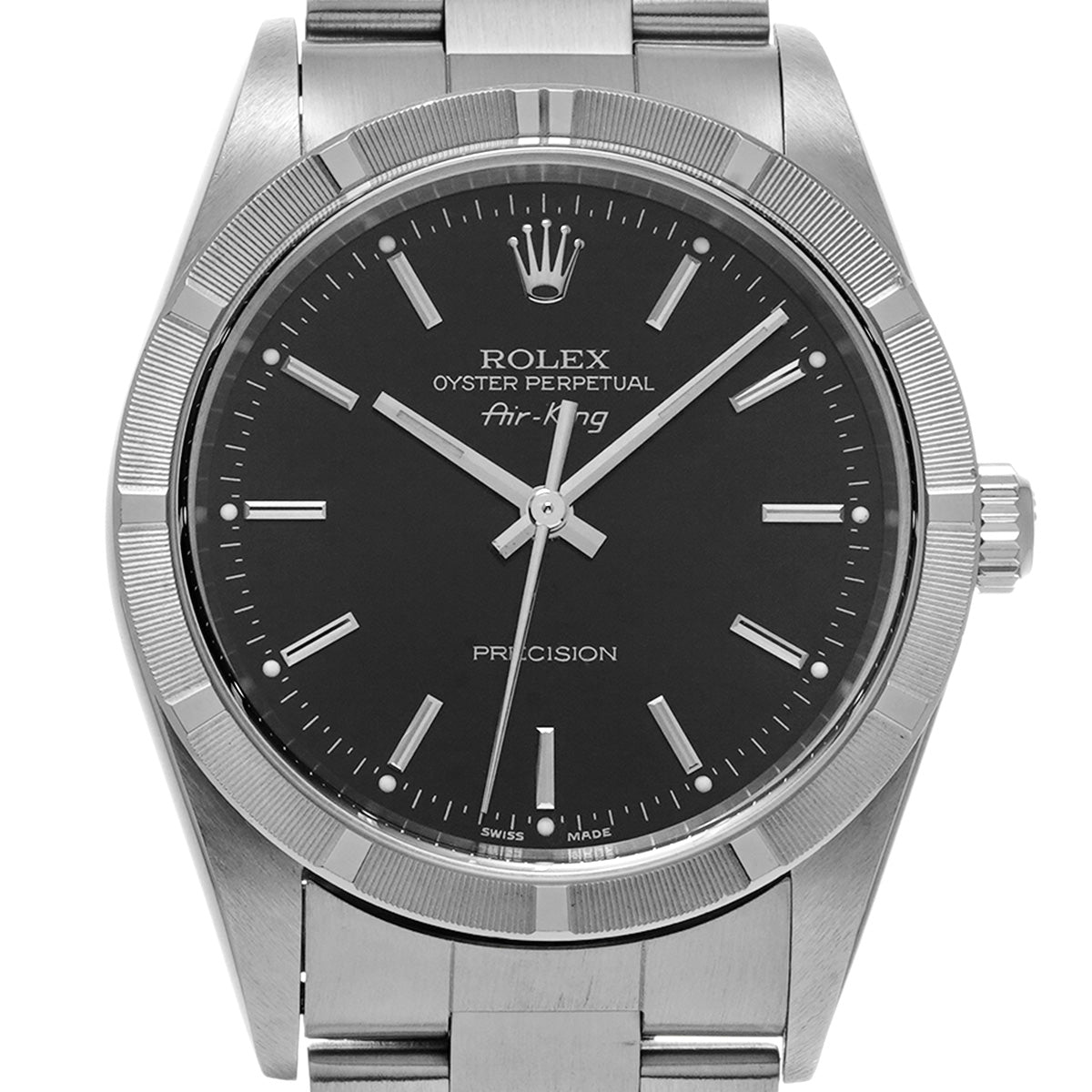 Air-King 14010M F No. (manufactured around 2004) Black ROLEX Men's [Pre-Owned].
