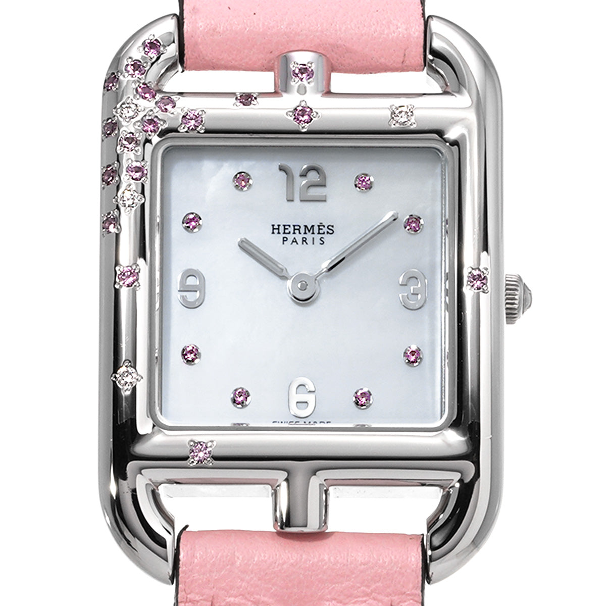 Cape Cod PM CC1.233 White MOP/Sapphire HERMES Ladies [Pre-owned].