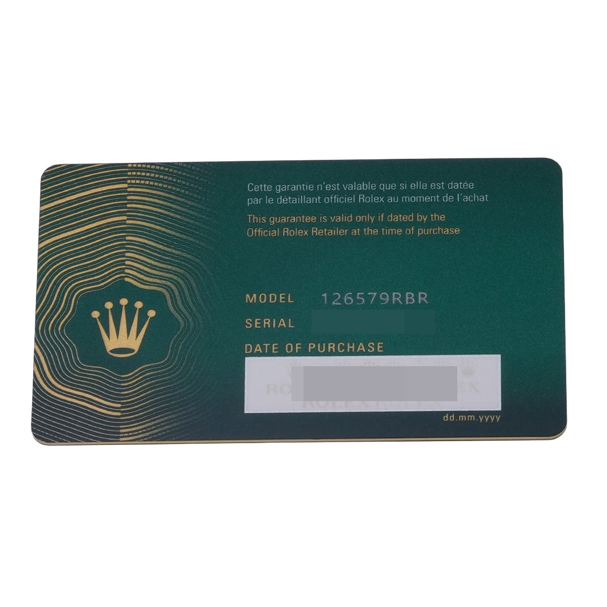 126579RBR Cosmograph Daytona Random Serial Black MOP/Diamond ROLEX Men's [Pre-Owned].