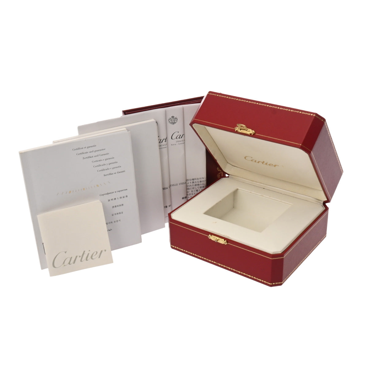 Santos Demoiselle SM W25066Z6 Ivory CARTIER Ladies [Pre-owned]