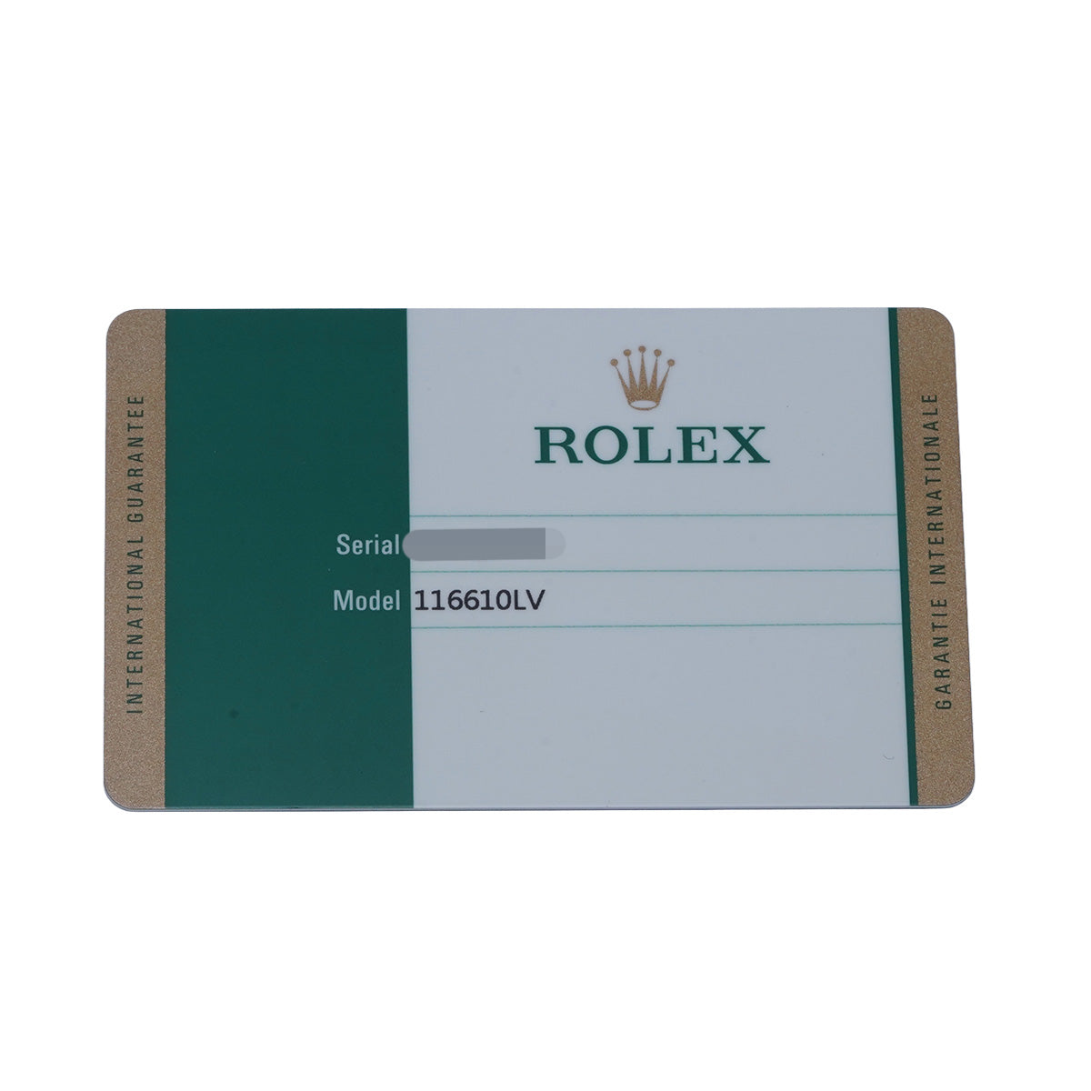 Submariner Date 116610LV Random Serial Green ROLEX Men's [Pre-Owned].