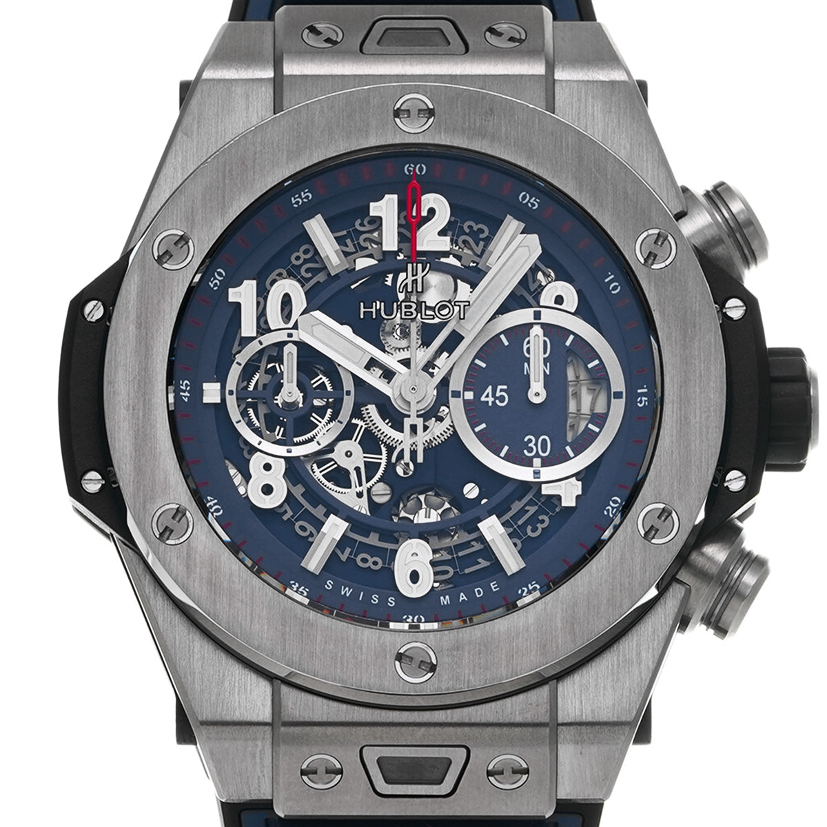 Big Bang Unico Titanium 411.NX.5179.RX Blue HUBLOT Men's [Pre-owned]
