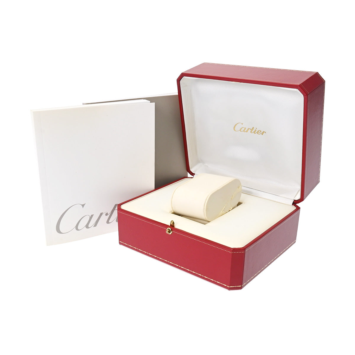 Pasha C Big Date W31055M7 White CARTIER Unisex [Pre-Owned].