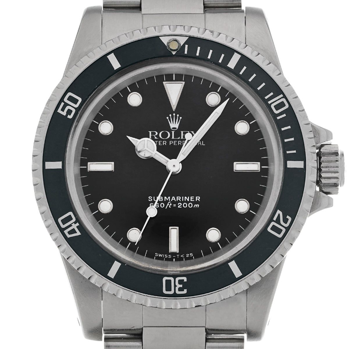 Submariner 5513 L (manufactured circa 1988) Black ROLEX Men's [Pre-Owned].