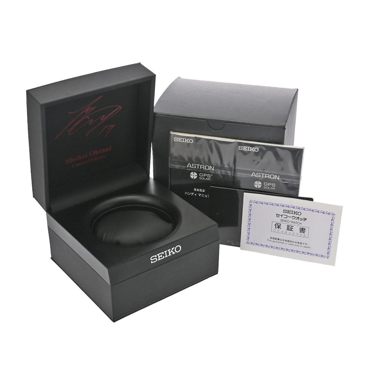 Astron Shohei Otani 2019 Limited Edition SBXC043 Black SEIKO Men's [Pre-owned].