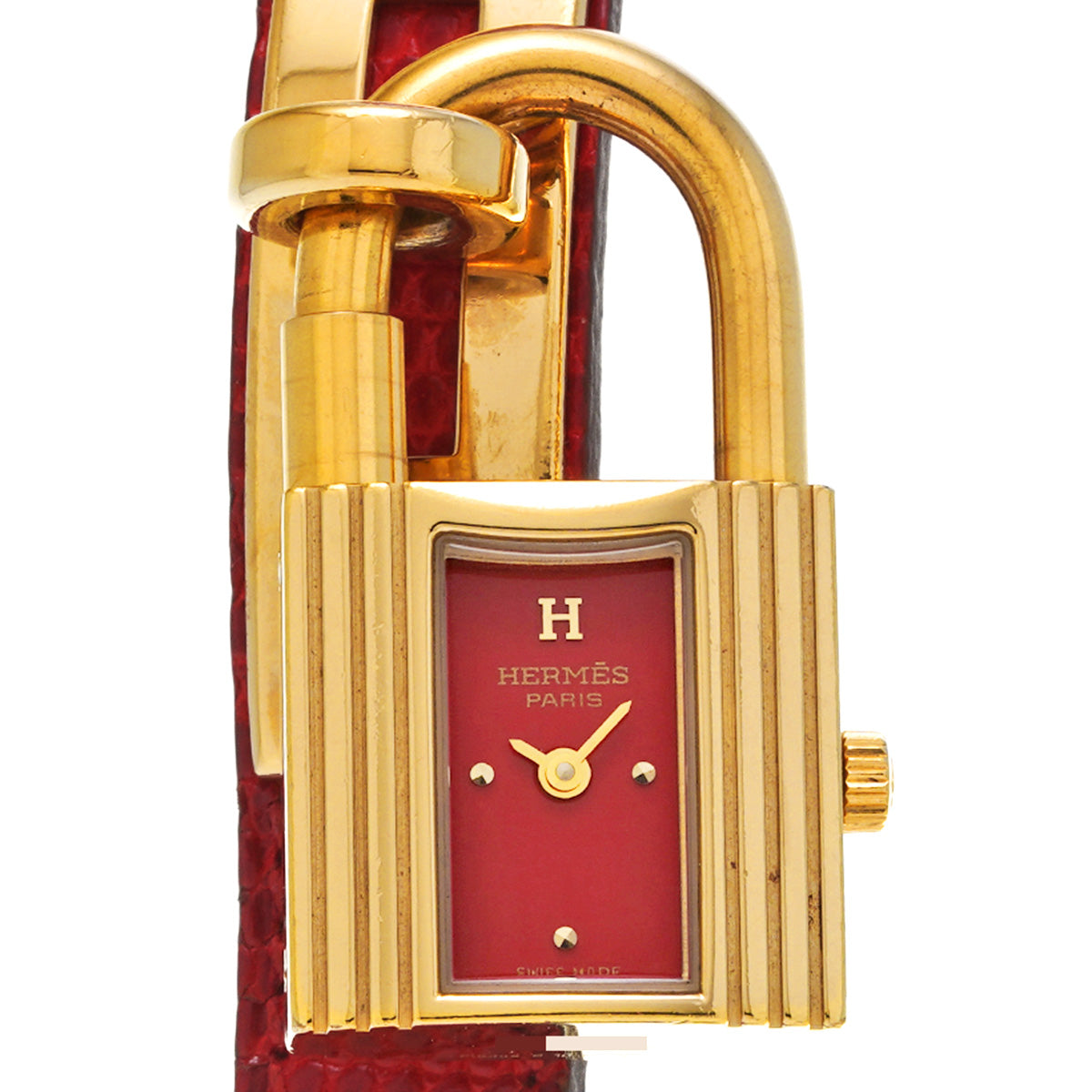 Kelly watch KE1.201 Red HERMES Ladies [Pre-owned].