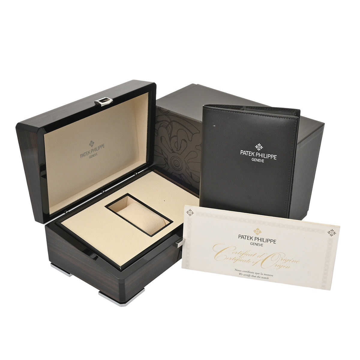 Aquanaut Travel Time 5164A-001 Embossed Black PATEK PHILIPPE Men's [Pre-Owned].