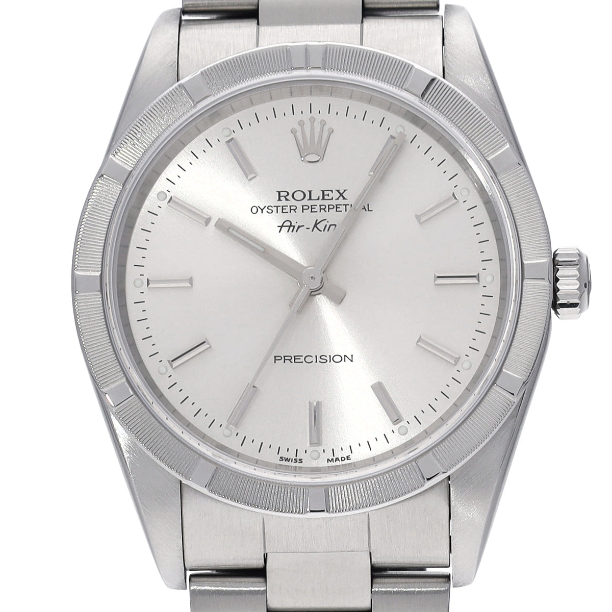 Air-King 14010M F No. (manufactured around 2003) Silver ROLEX Men's [Pre-Owned].