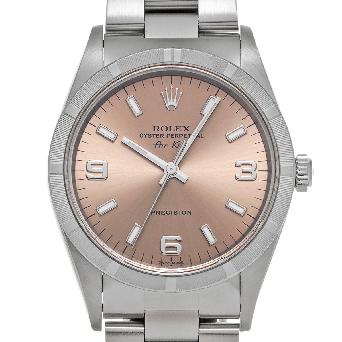 Air-King 14010 A (manufactured circa 1999) Pink ROLEX Men's [Pre-owned].