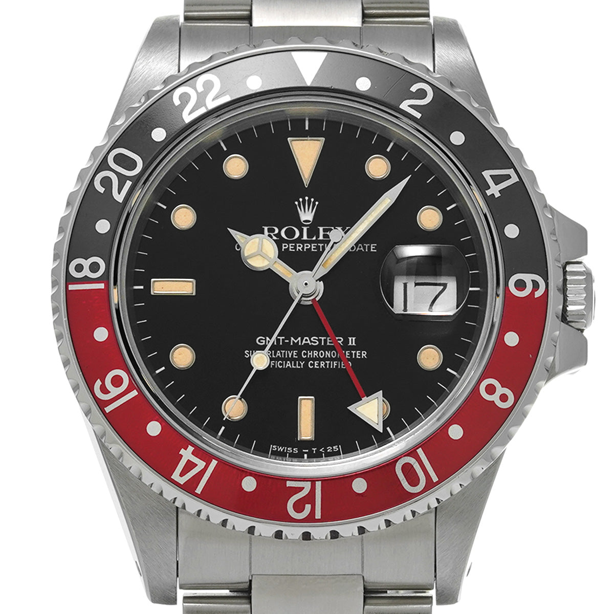 GMT Master II 16760 90s (manufactured circa 1986) Black ROLEX Men's [Pre-Owned].