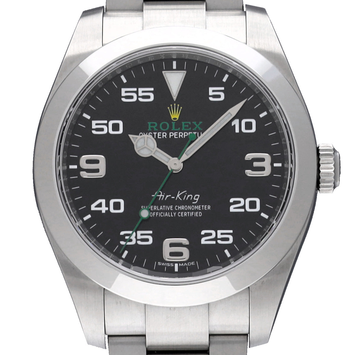 AIRKING 116900 Random Serial Black ROLEX Men's [Pre-owned].