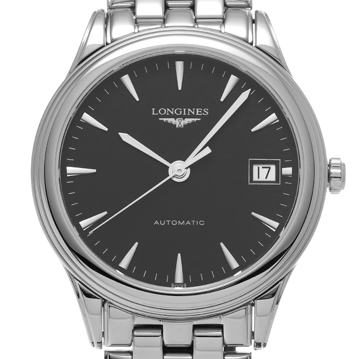 Flagship L4.774.4.52.6 Black LONGINES Men's [New]