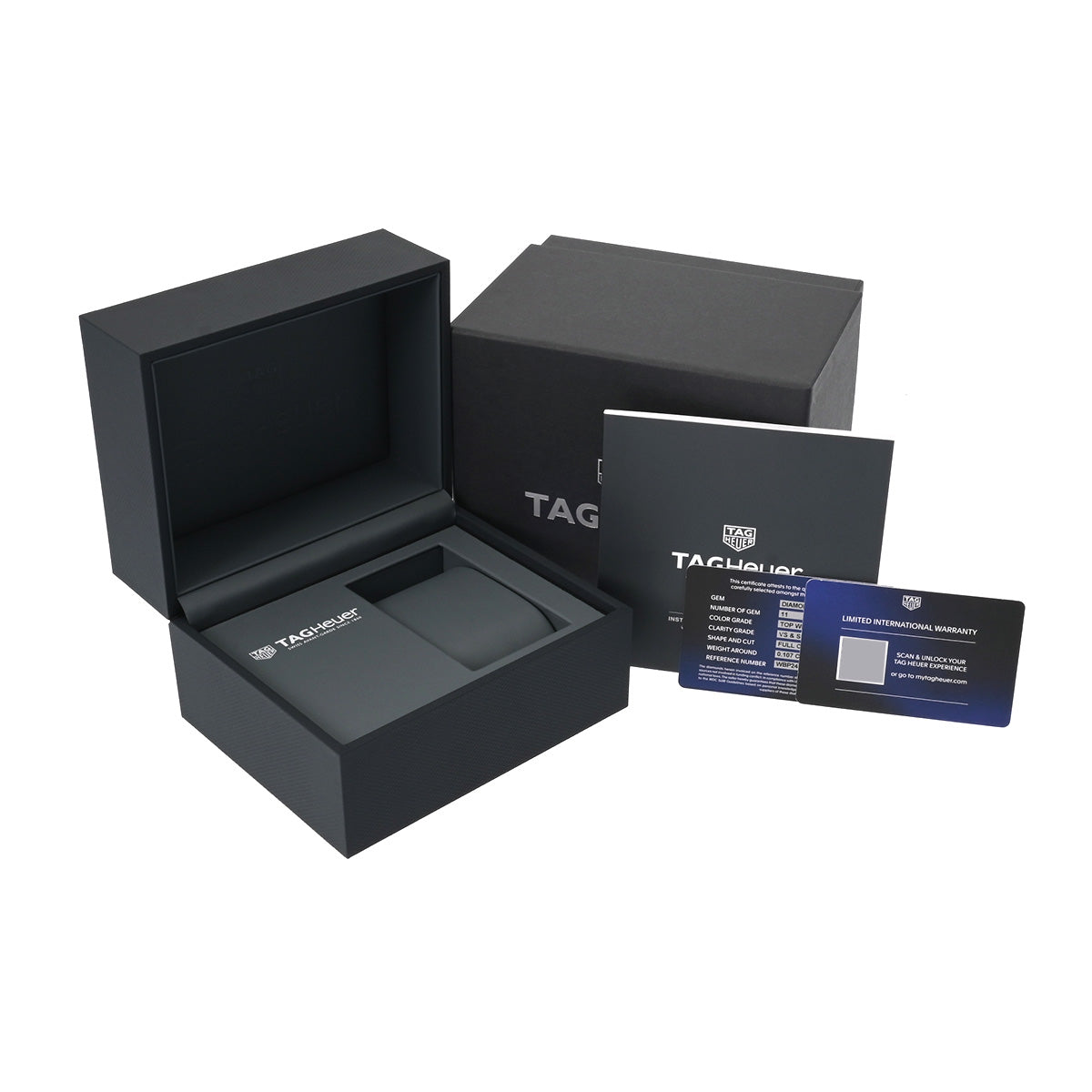 Aquaracer Professional 200 Calibre 9 WBP2410.BA0622 Black MOP/Diamond TAG HEUER Ladies [Pre-Owned]