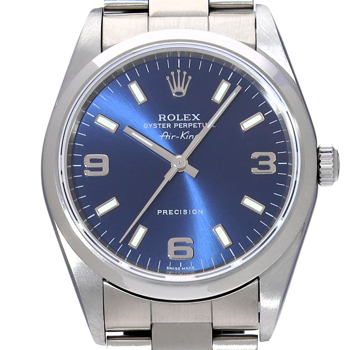 Air-King 14000 A (manufactured circa 1999) Blue ROLEX Men's [Pre-Owned].