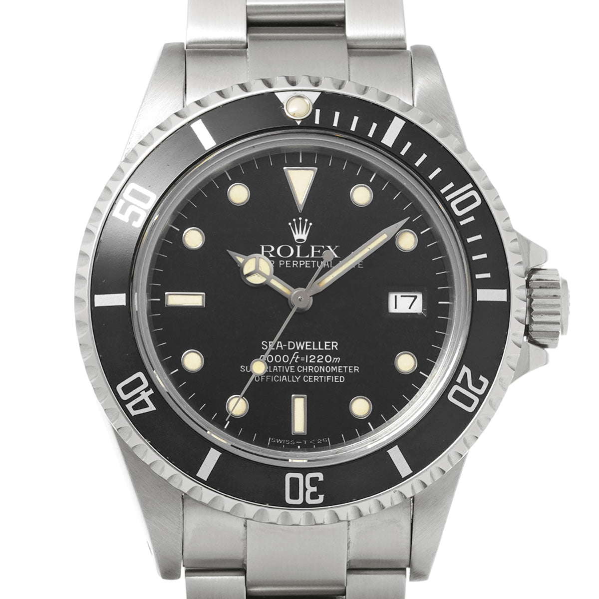 16660 Sea-Dweller 95th (manufactured circa 1986) Black ROLEX Men's [Pre-Owned].