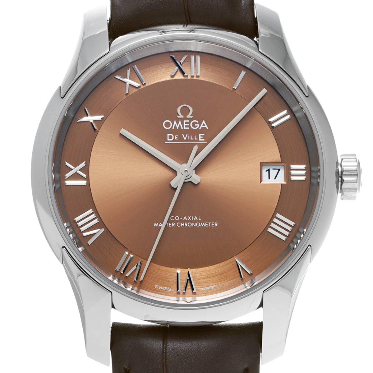 De Ville Hour Vision Co-Axial Master Chronometer 433.13.41.21.10.001 Brown OMEGA Men's [New]