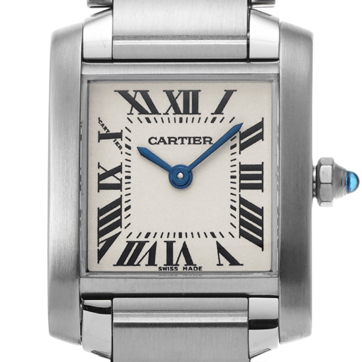 Tank Francaise SM W51008Q3 Silver CARTIER Ladies [Pre-owned]