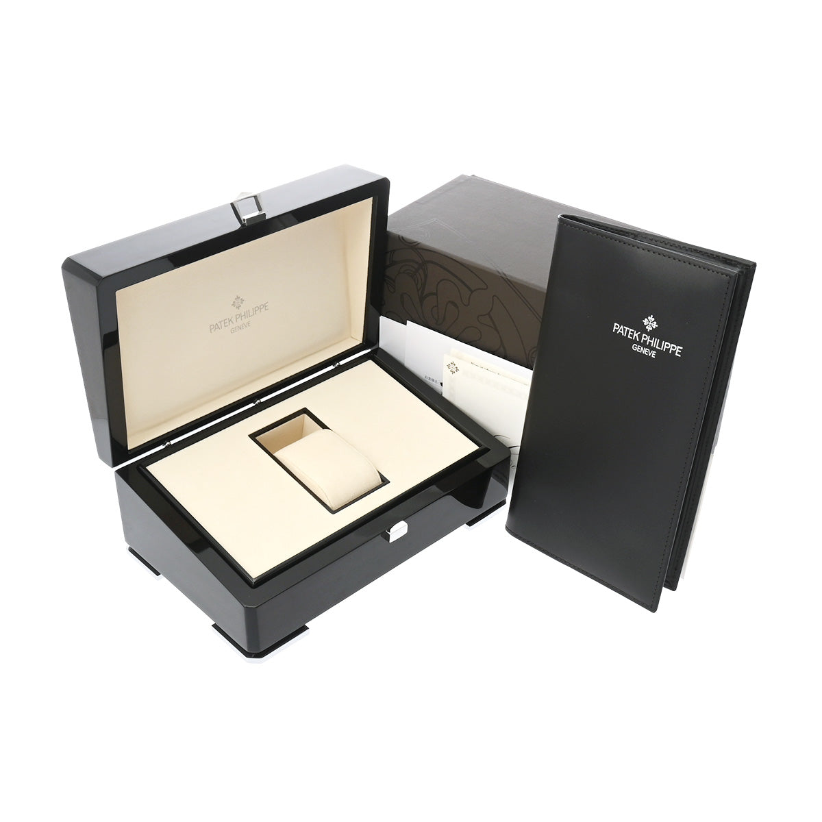 Tiffany Double Name Calatrava 5227G-010 Black Laquer PATEK PHILIPPE Men's [Pre-Owned].