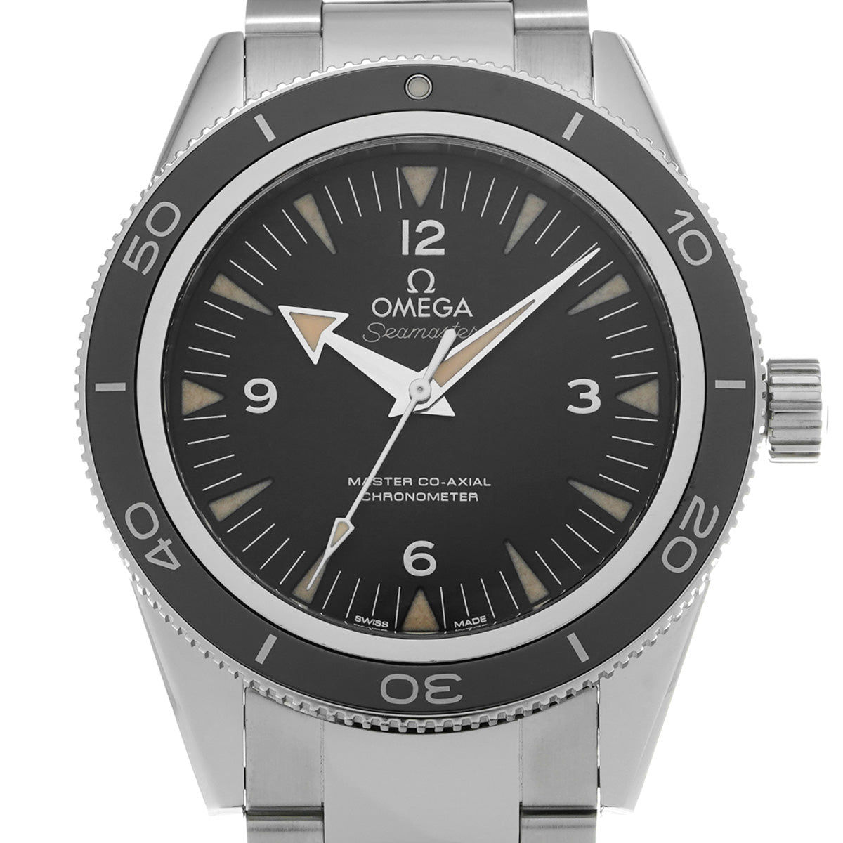 Seamaster 300 Master Co-Axial 233.30.41.21.01.001 Black OMEGA Men's [pre-owned].