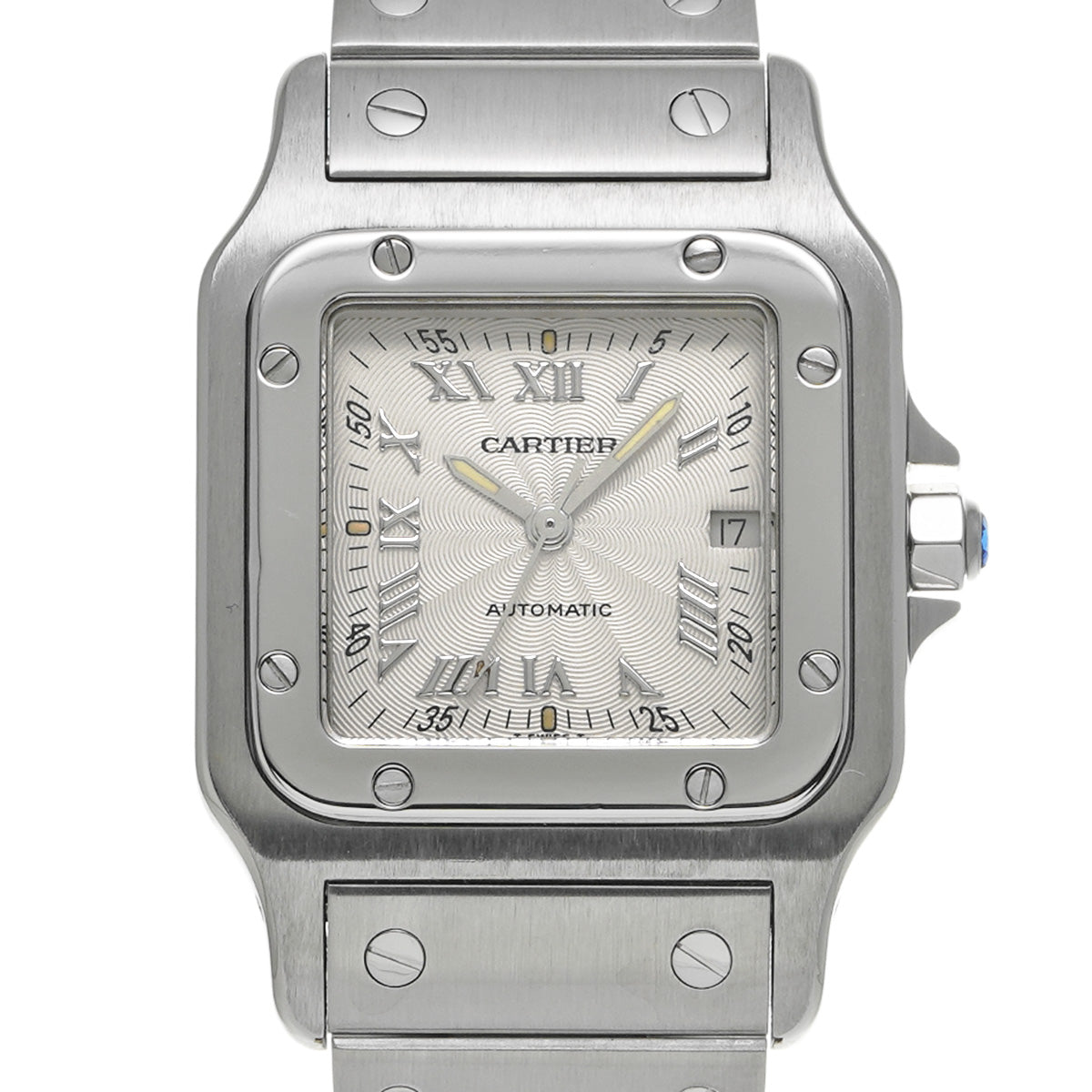 Santos Galve LM W20040D6 Silver CARTIER Men's [Pre-owned]