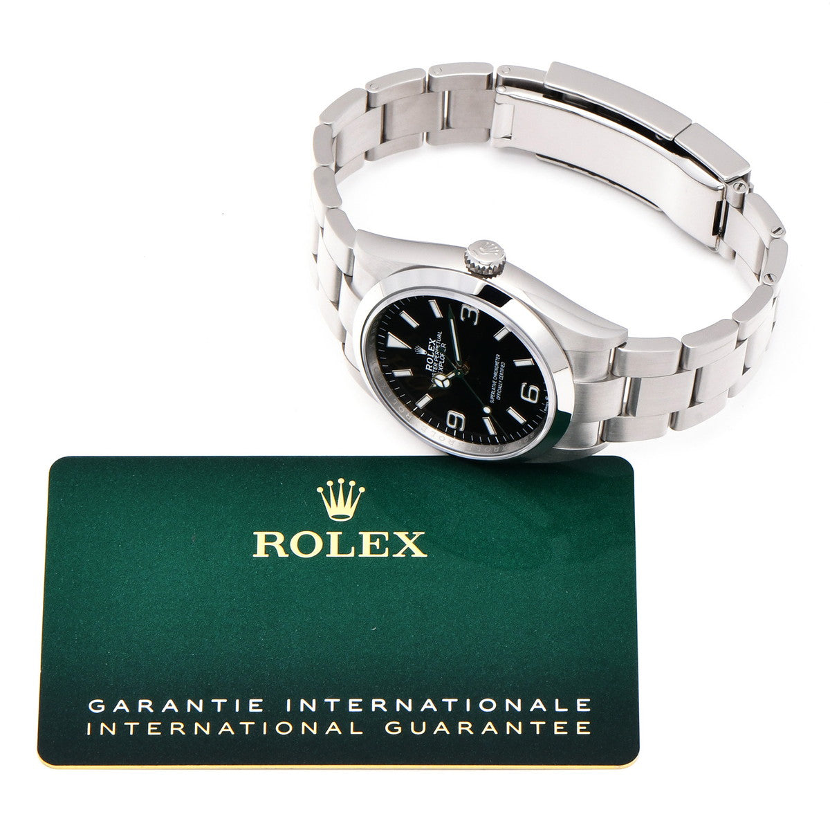 Explorer 36 124270 Random Serial Black ROLEX Men's [Pre-Owned].