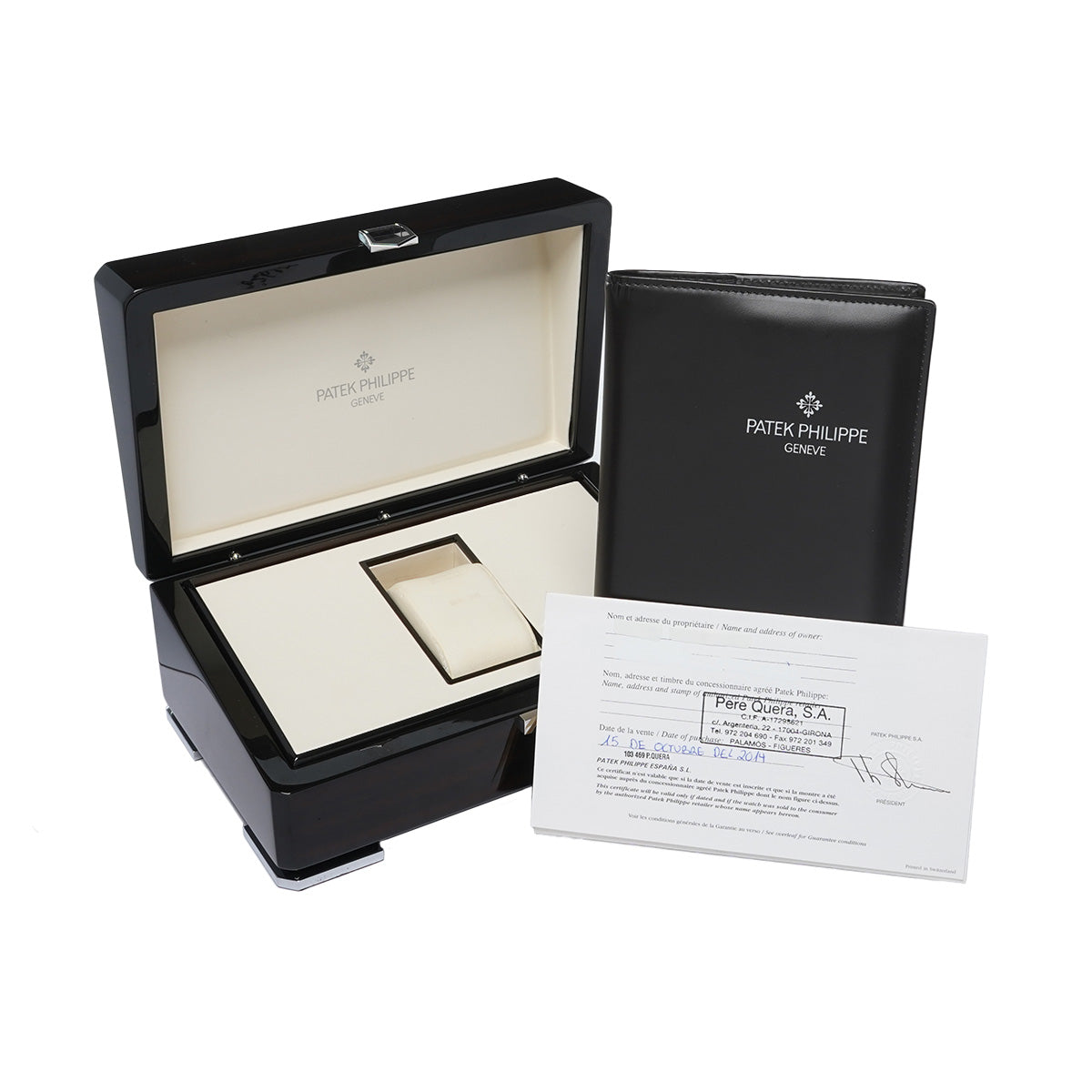 Calatrava 5227J-001 Ivory Laquer PATEK PHILIPPE Men's [Pre-Owned].