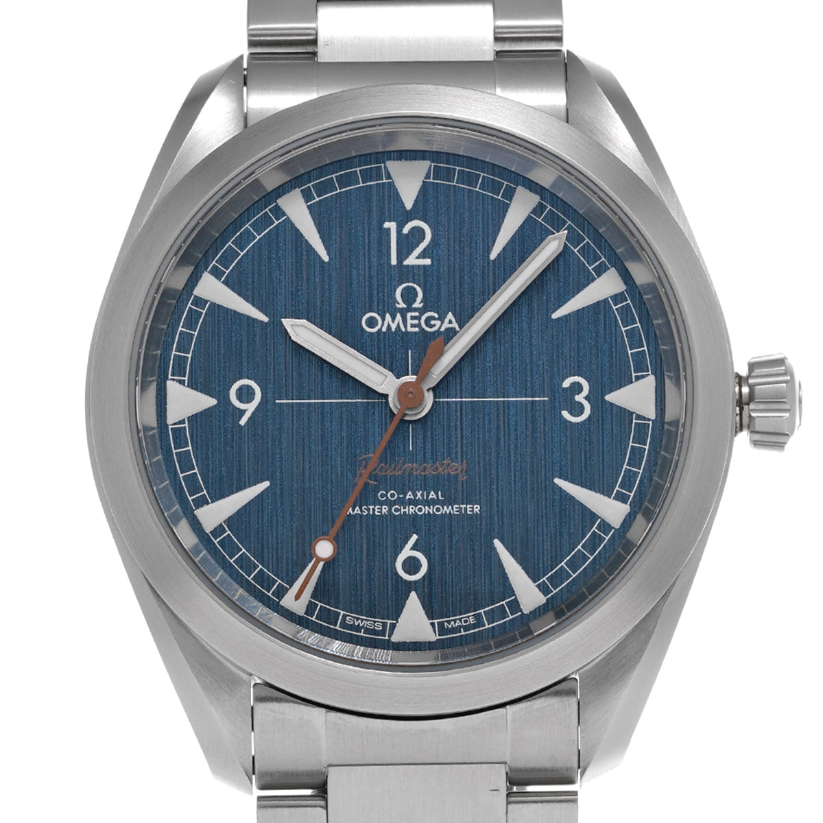 Seamaster Railmaster Co-Axial Master Chronometer 220.10.40.20.03.001 Blue OMEGA Men's [Pre-Owned].