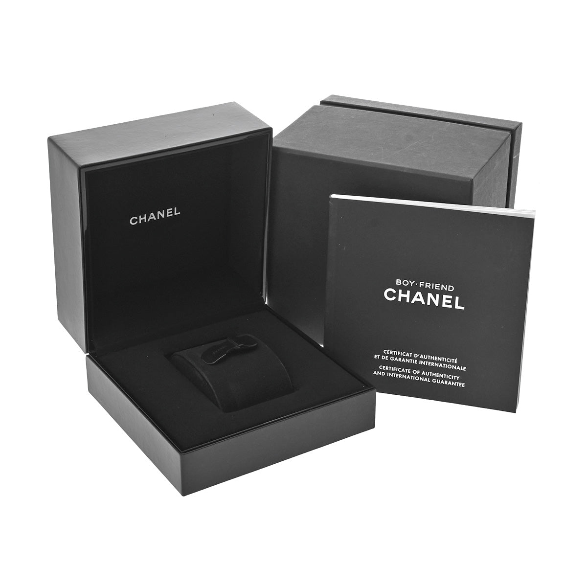 Boyfriend Tweed H5201 Black CHANEL Unisex [Pre-owned].