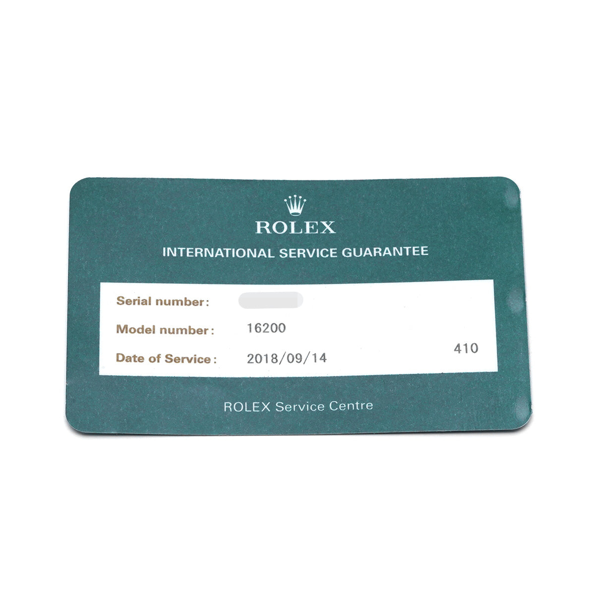 DATE JUST 16200 P (made around 2001) Black ROLEX Men's [Pre-owned].
