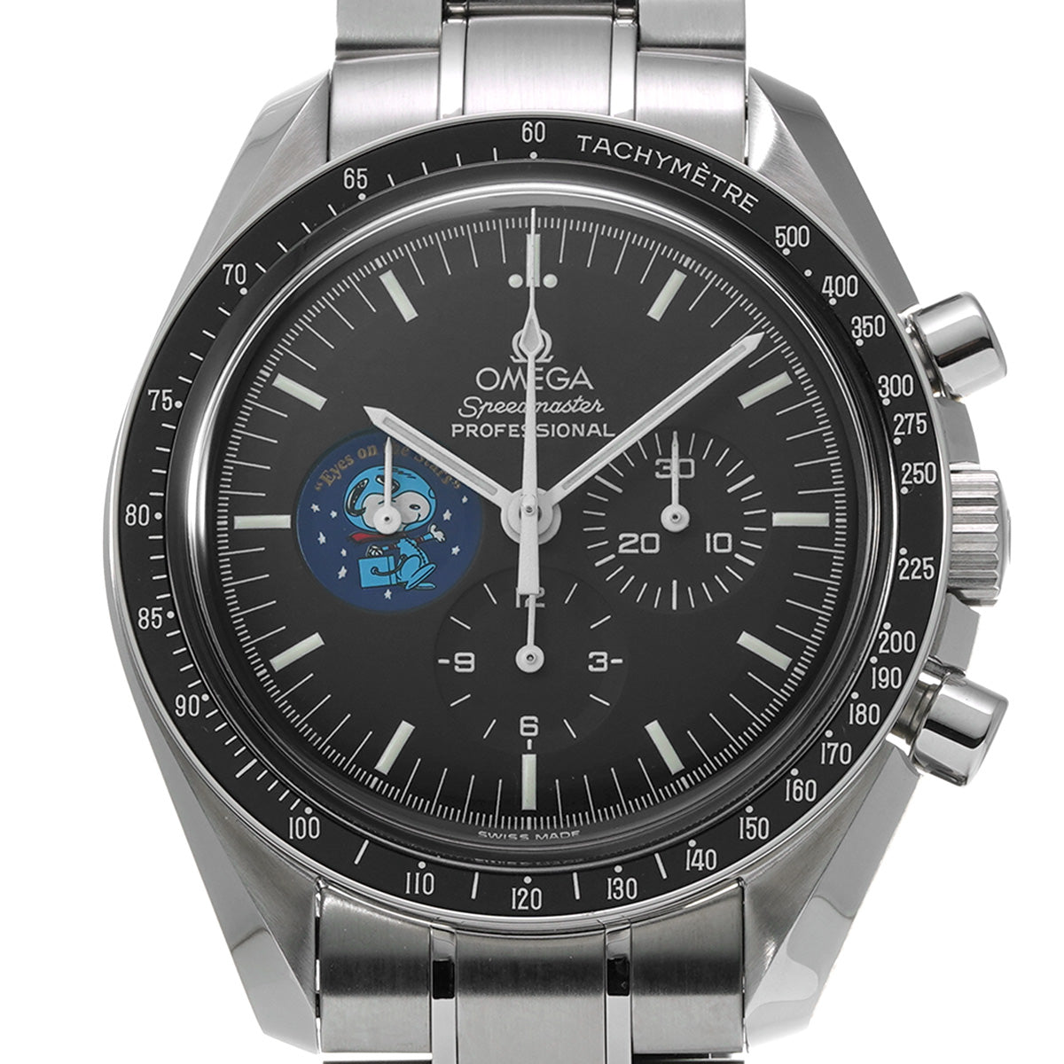 Speedmaster Professional Moon Watch Snoopy Award 3578.51 Black OMEGA Men's [Pre-Owned].