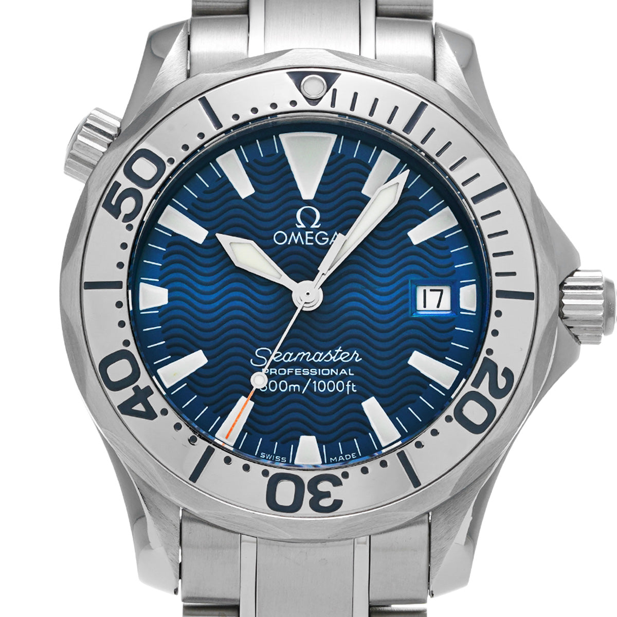 Seamaster Professional 300 2263.80 Blue OMEGA Men's [Pre-Owned].
