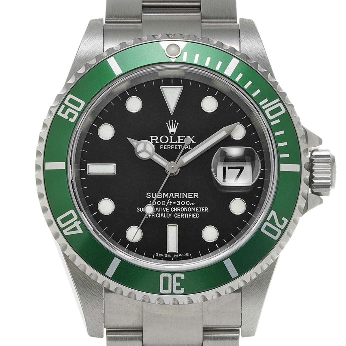 Submariner Date 16610LV D (manufactured circa 2005) Black ROLEX Men's [Pre-Owned].