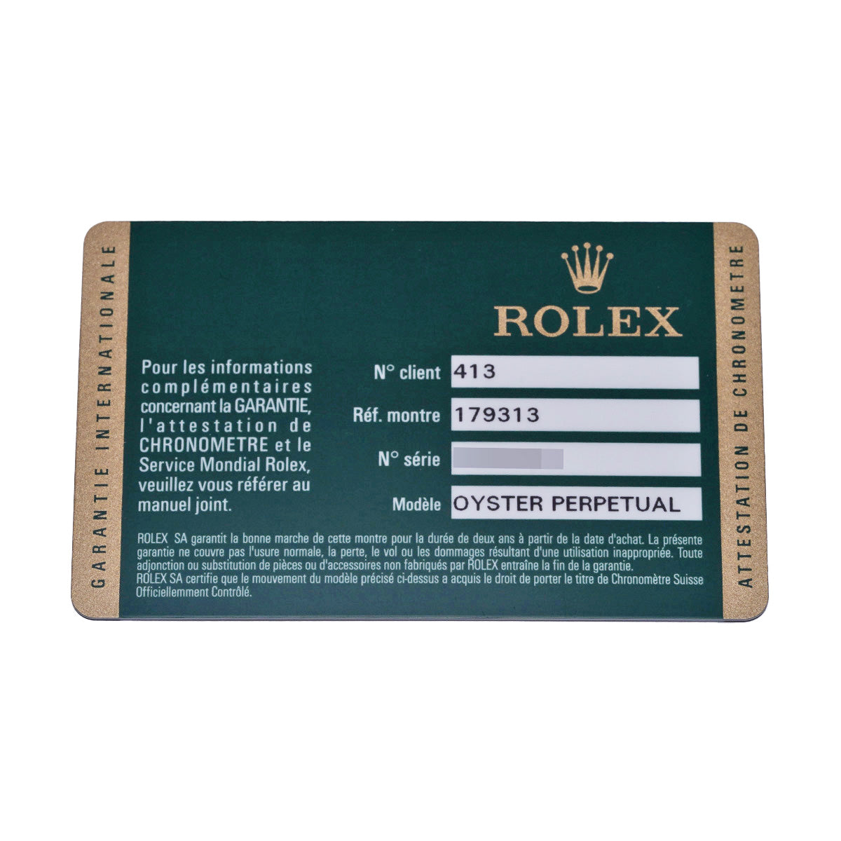 179313 Lady Datejust 26 D (made around 2005) Yellow MOP/Diamond ROLEX Ladies [Pre-Owned].