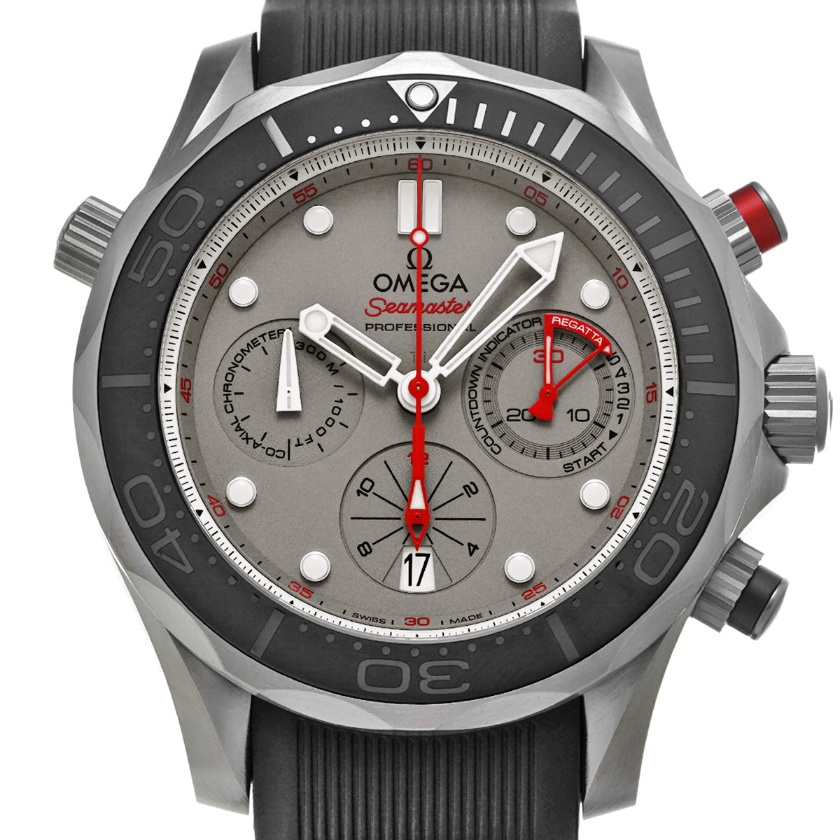 Seamaster Diver 300 Co-Axial Chronograph ETNZ 212.92.44.50.99.001 Gray OMEGA Men's [New]