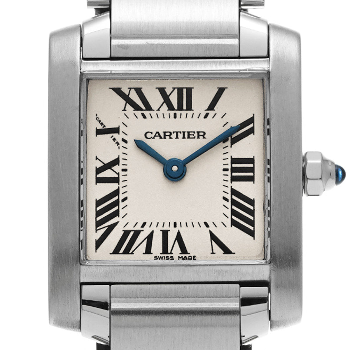 Tank Francaise SM W51008Q3 Silver CARTIER Ladies [Pre-owned]