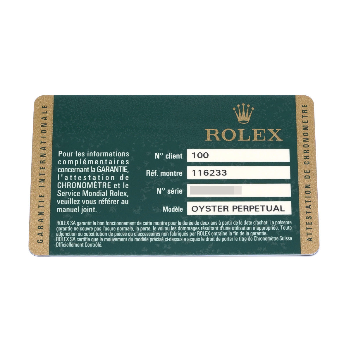 DATE JUST 116233 Random Serial Champagne ROLEX Men's [Pre-Owned].
