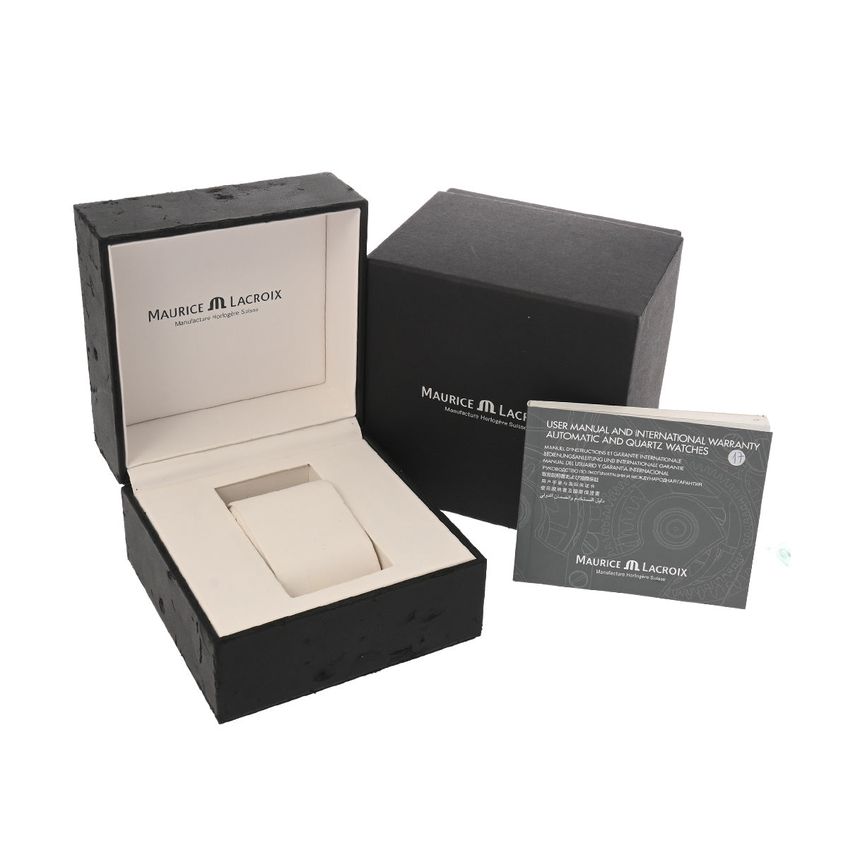 AI1008-SS001-330-1 Icon Date Black/anthracite Maurice Lacroix Men's [Pre-Owned].