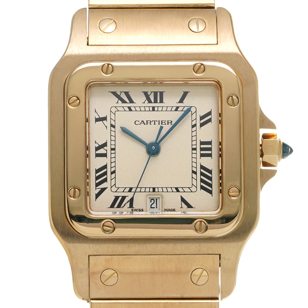 Santos Garbet LM W20009C5 Ivory CARTIER Ladies [Pre-owned].