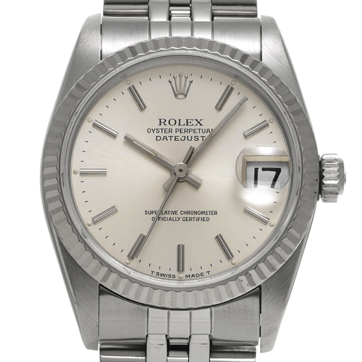 68274 Datejust N (manufactured circa 1991) Silver ROLEX Unisex [Pre-owned].