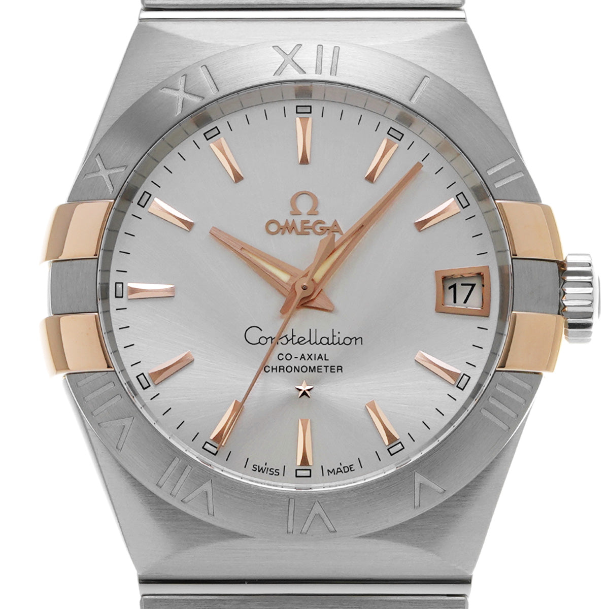 Constellation Co-Axial 123.20.38.21.02.004 Silver OMEGA Men's [New].