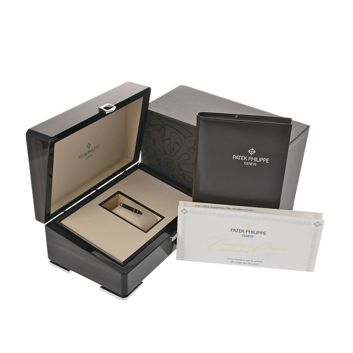 Aquanaut Chronograph 5968A-001 Embossed Black PATEK PHILIPPE Men's [Pre-Owned]