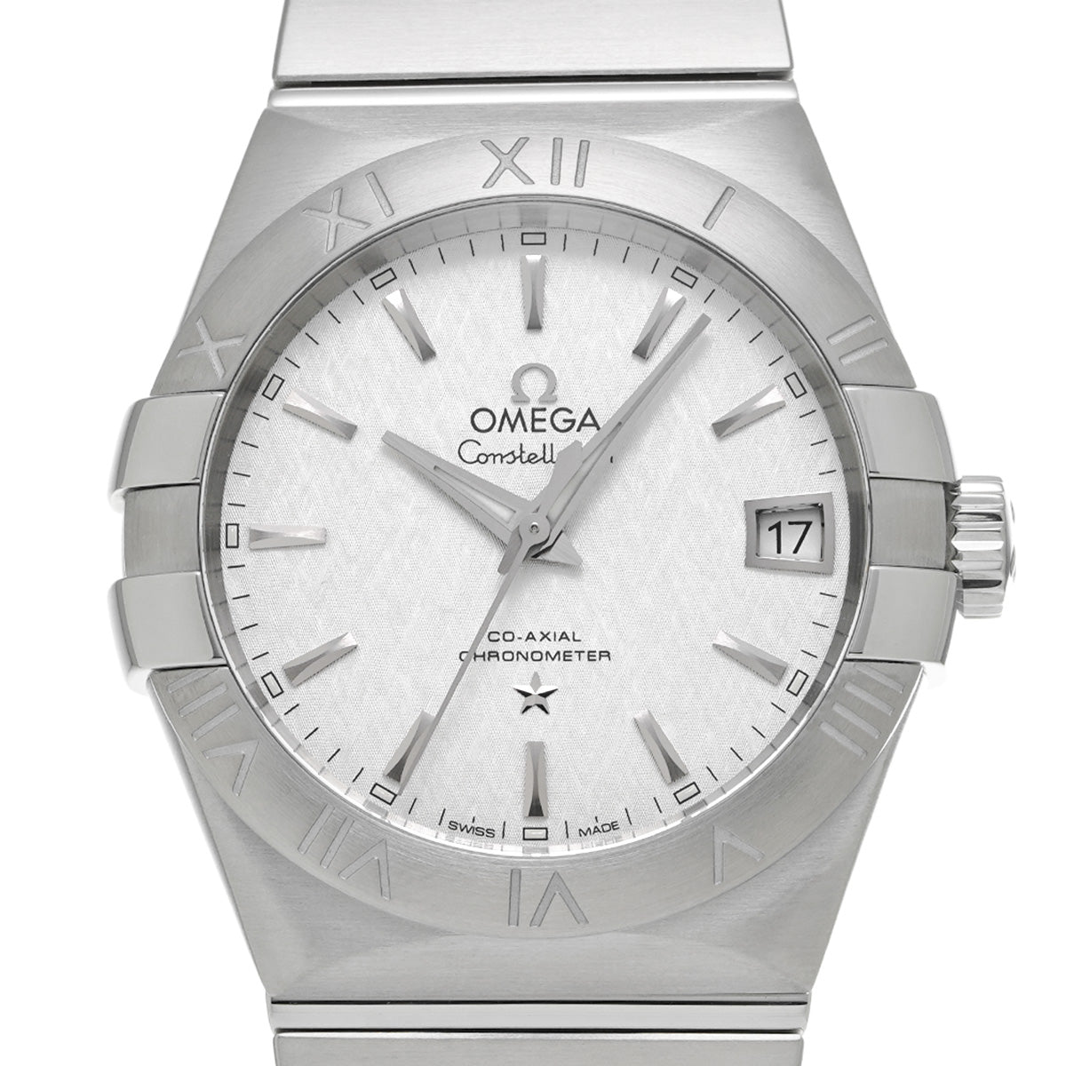 Constellation Co-Axial Chronometer 123.10.38.21.02.004 Silver OMEGA Men's [New].