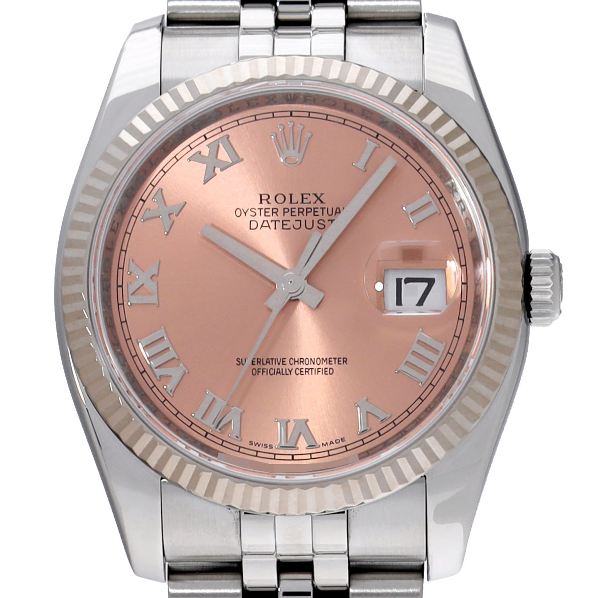 DATE JUST 116234 M (manufactured circa 2007) Pink ROLEX Men's [Pre-Owned].