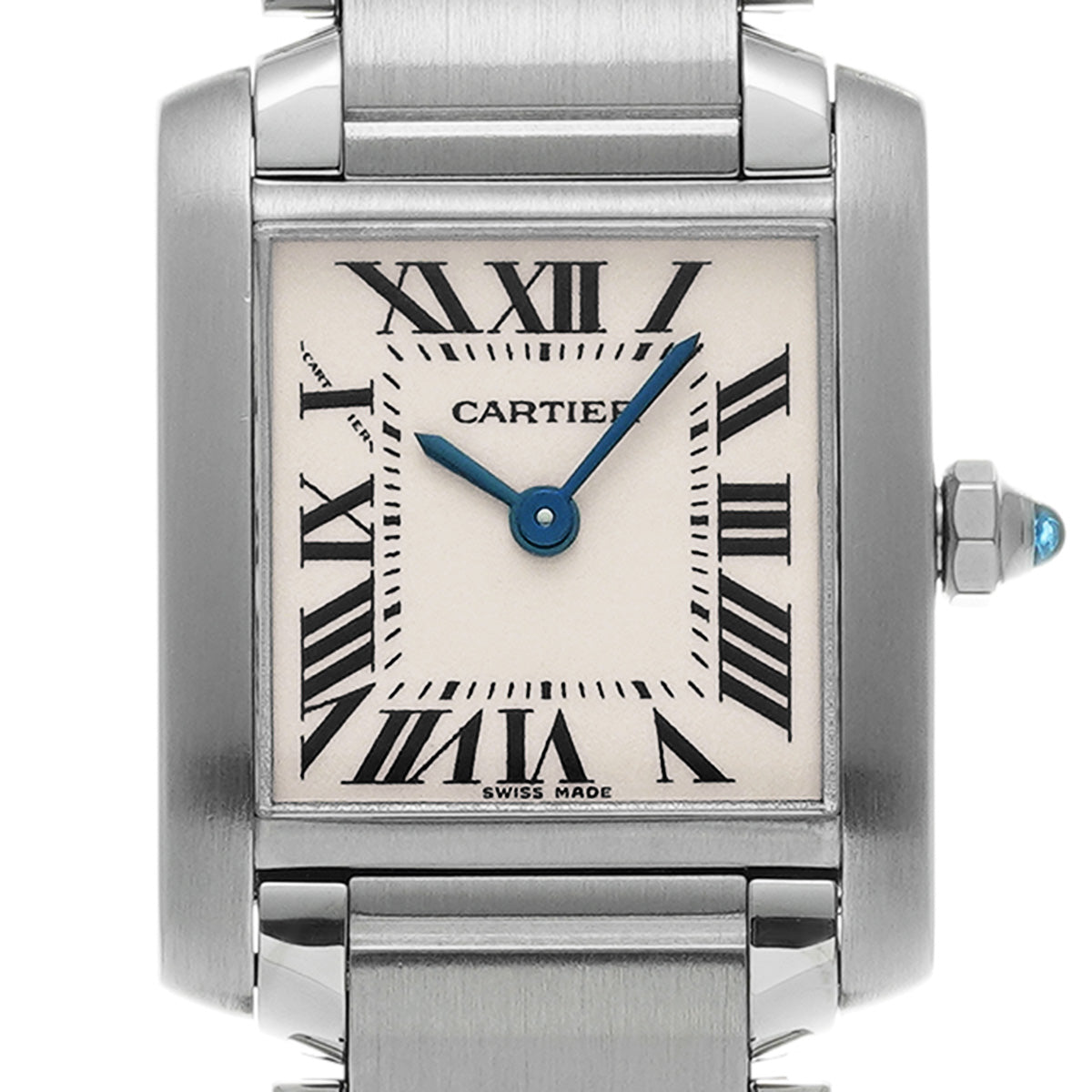 Tank Francaise SM W51008Q3 Silver CARTIER Ladies [Pre-owned]