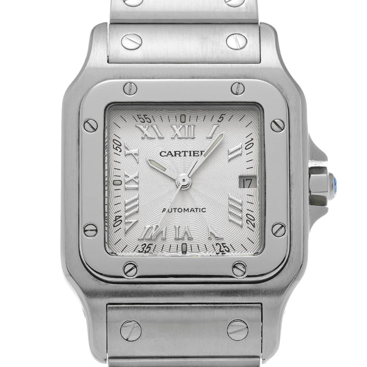Santos Galve LM W20040D6 Silver CARTIER Men's [Pre-owned]