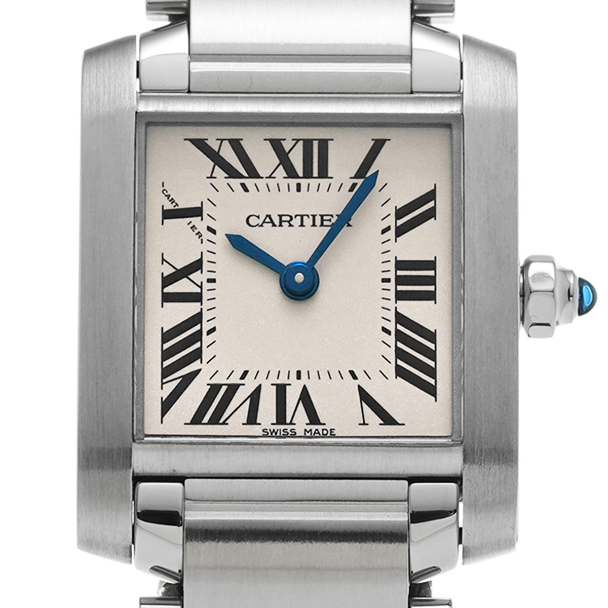 Tank Francaise SM W51008Q3 Silver CARTIER Ladies [Pre-owned]