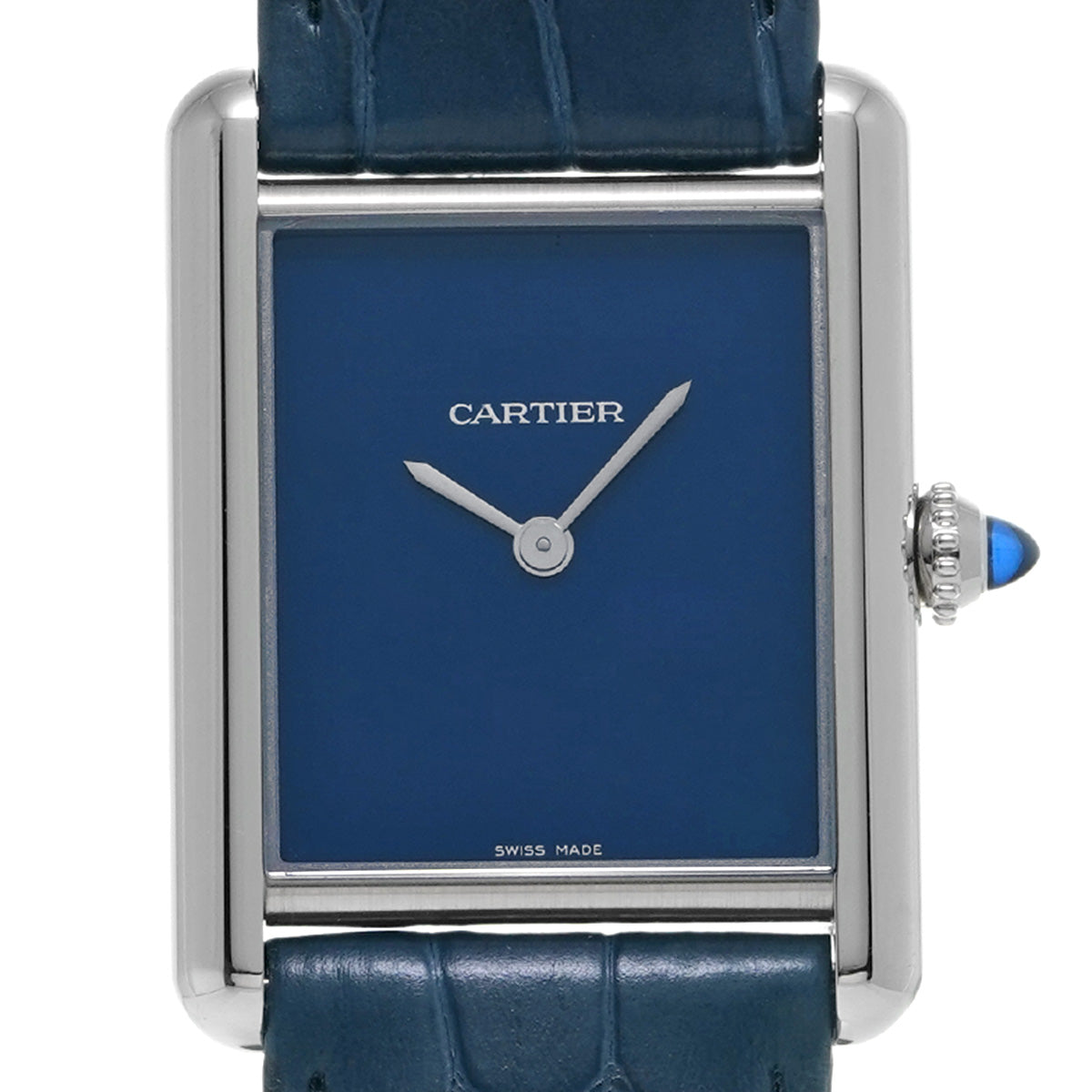 Tank Must LM WSTA0055 Blue Lacquer CARTIER Men's [Pre-Owned].