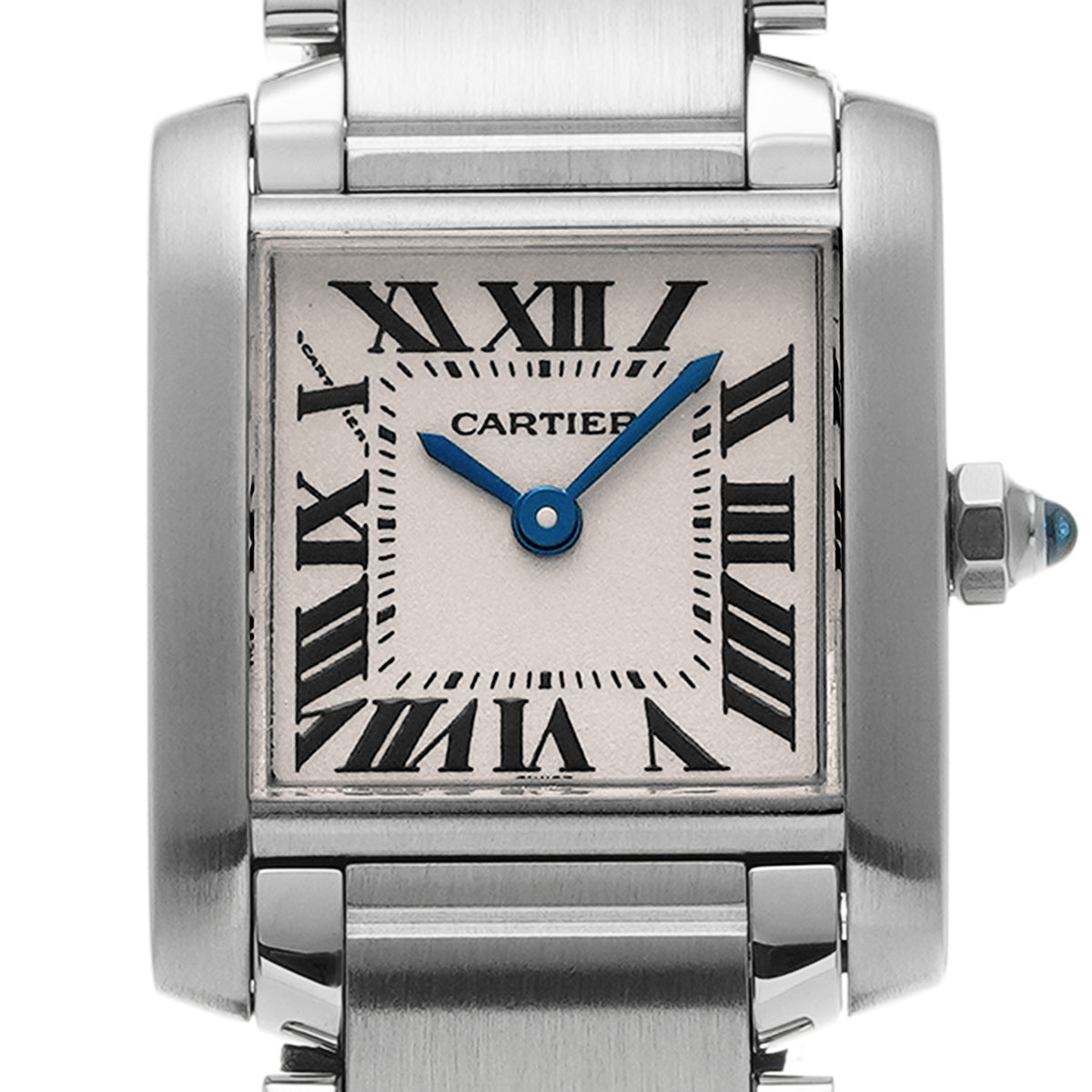 Tank Francaise SM W51008Q3 Silver CARTIER Ladies [Pre-owned]