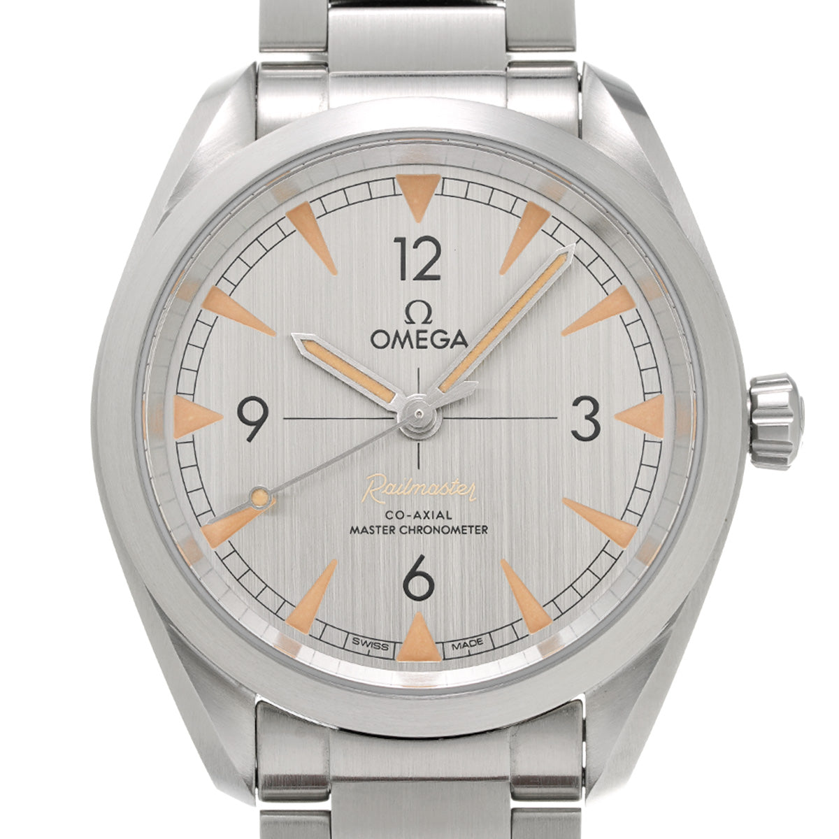 Seamaster Railmaster Co-Axial Master Chronometer 220.10.40.20.06.001 Gray OMEGA Men's [pre-owned]