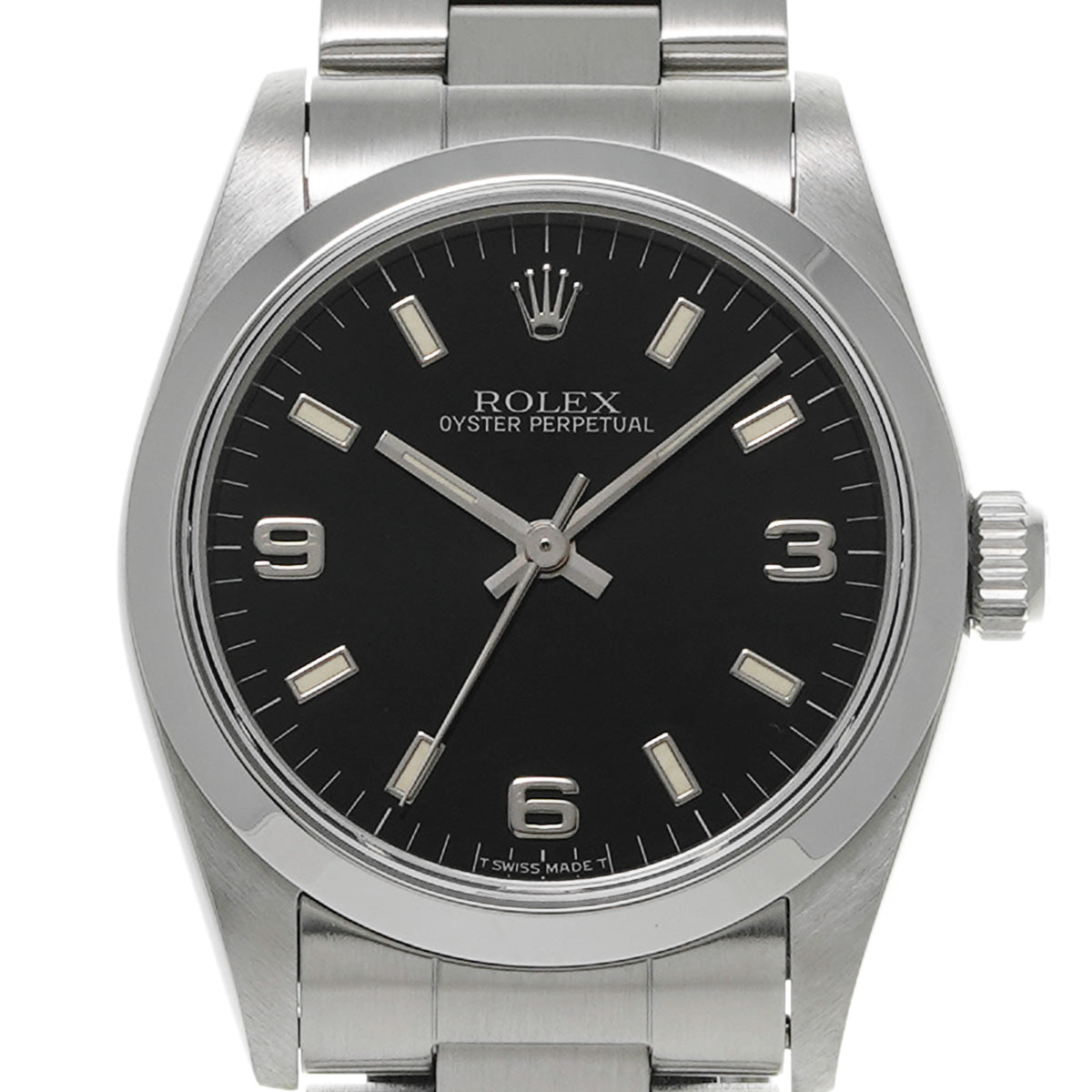 Oyster Perpetual 31 67480 T No. (manufactured circa 1996) Black ROLEX Unisex [Pre-Owned].